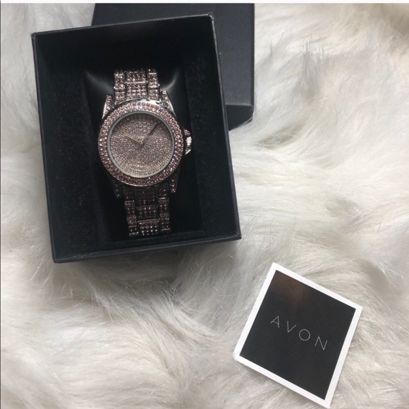 Avon | Pink Swarovski Elements Quartz Watch - Picture 1 of 4